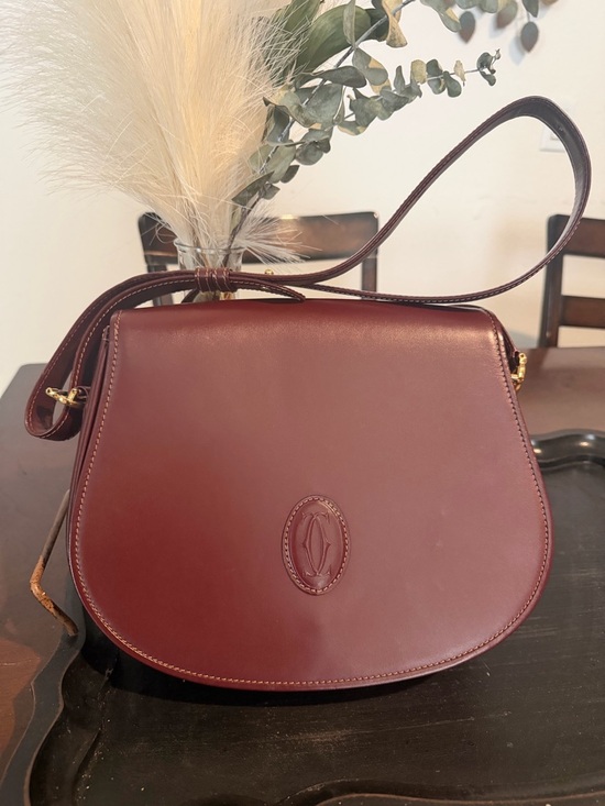 Cartier Handbags - Cartier Women's Crossbody Bag in Burgundy